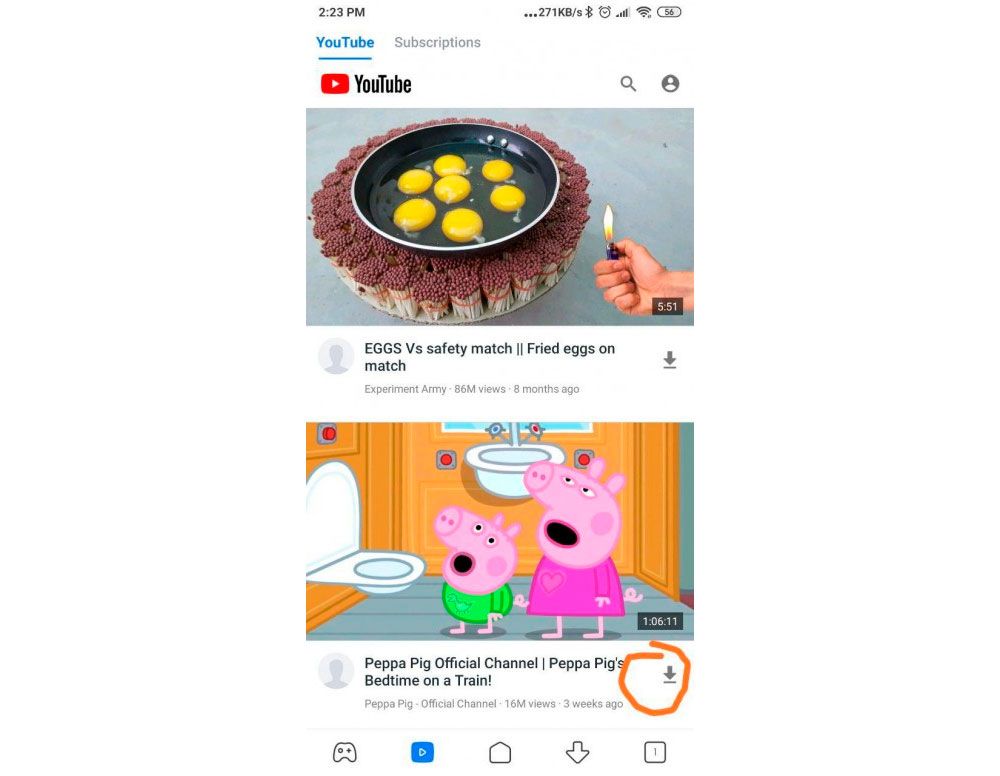 descargar vídeos de YouTube