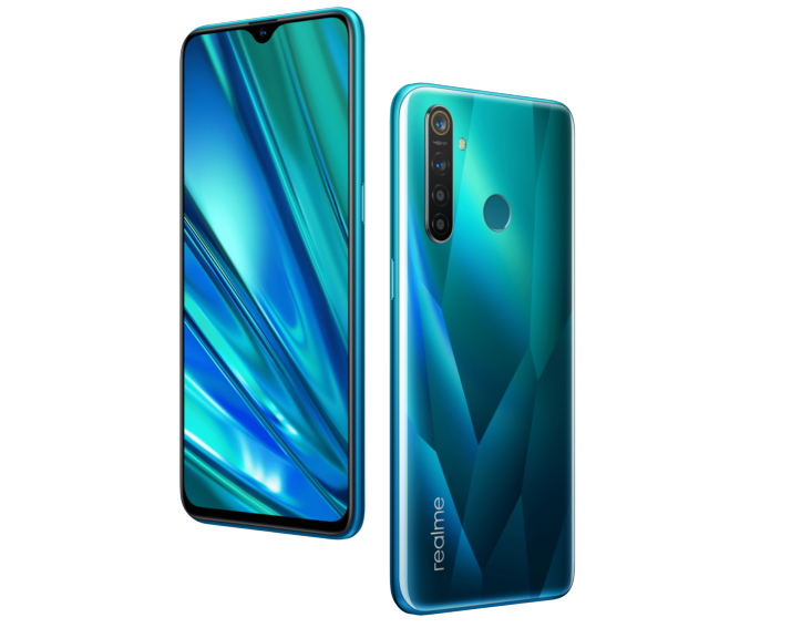 realme 5 pro verde