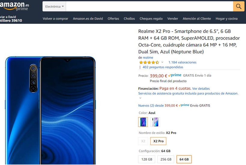 realme x2 pro amazon