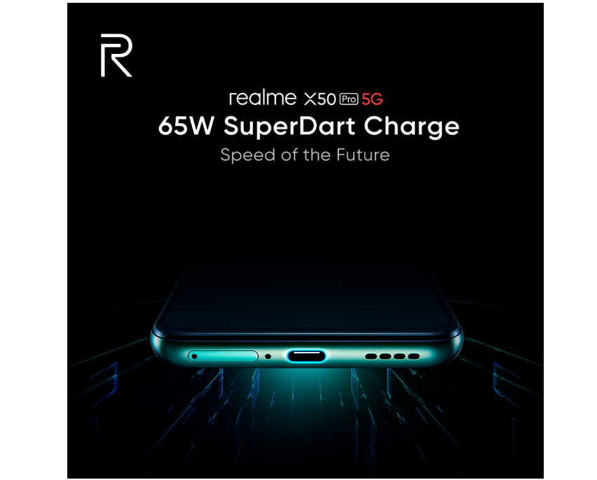 realme x50 pro 5g carga