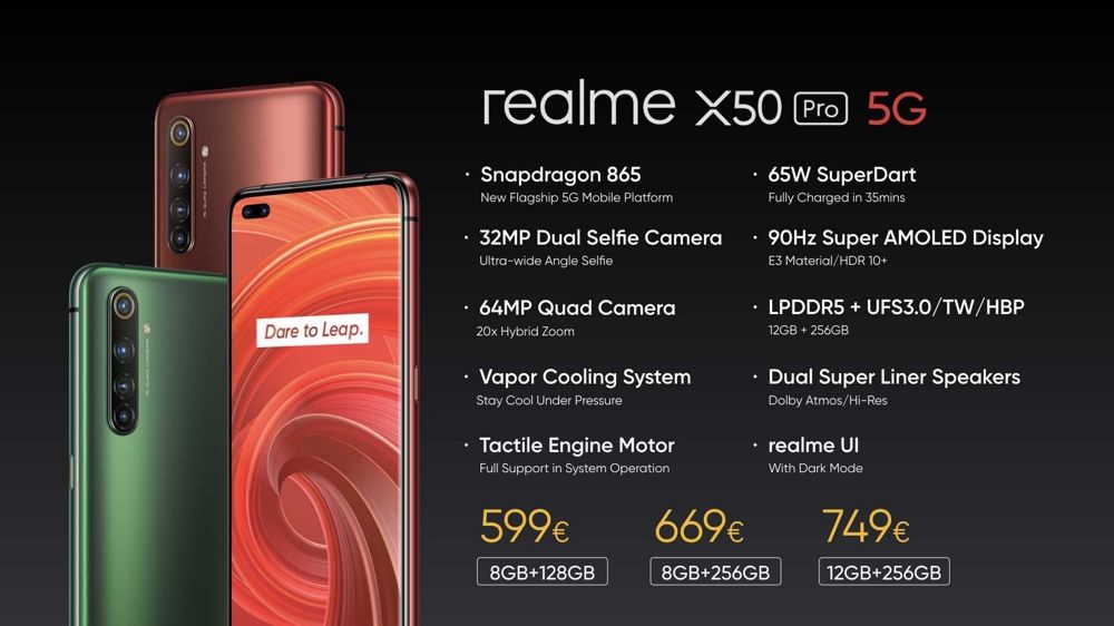 realme x50 pro precios en euros
