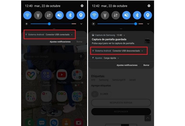 samsung pantalla encendida