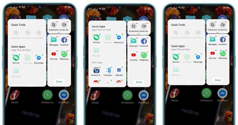 Configurar barra lateral móviles realme UI