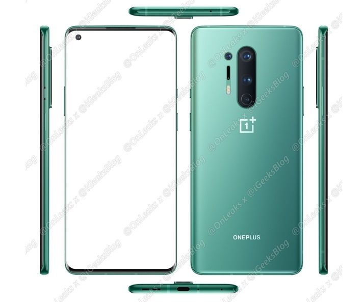 OnePlus 8T renders