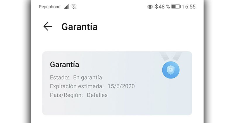 Plazo de garantía Huawei coronavirus