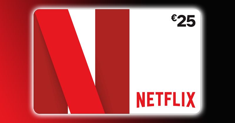 Suscripción tarjeta netflix
