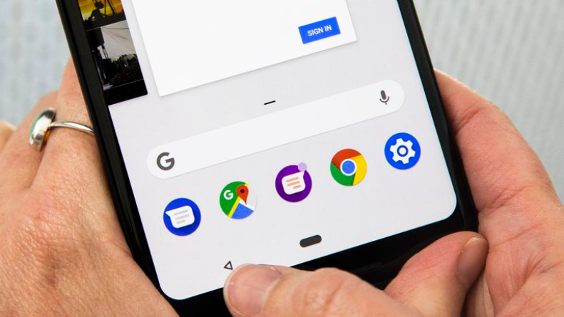 barra de navegación android