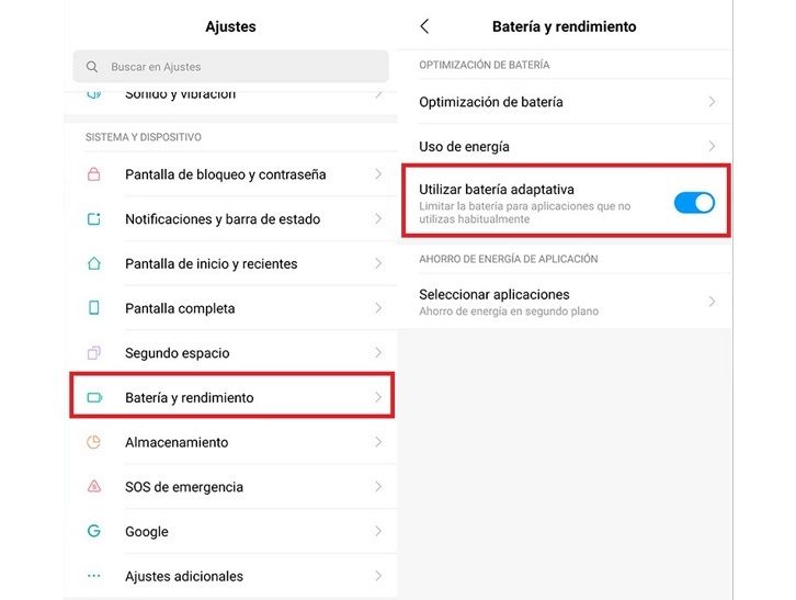 bateria adaptativa xiaomi