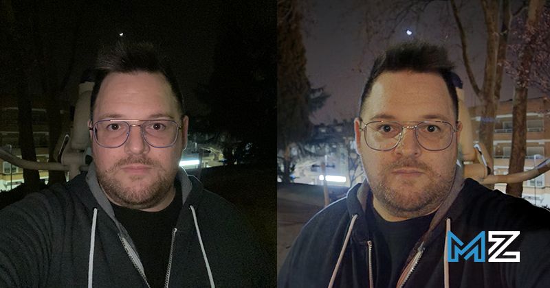 camaras iphone 11 pro vs galaxy s20 ultra - 9 camara frontal noche