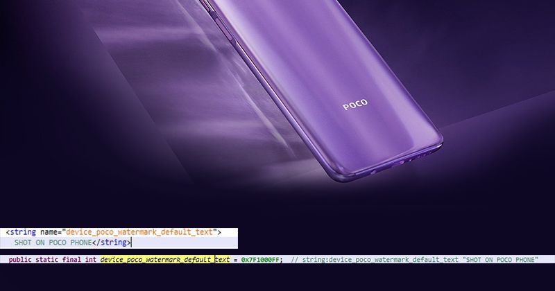 codigo POCO F2 cámara