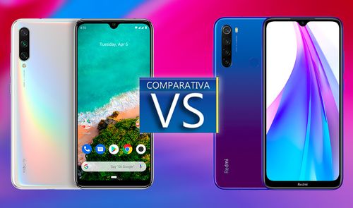 comparativa xiaomi mi a3 vs redmi note 8t