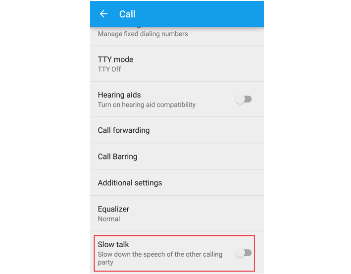 habla lenta y sonido xperia m2