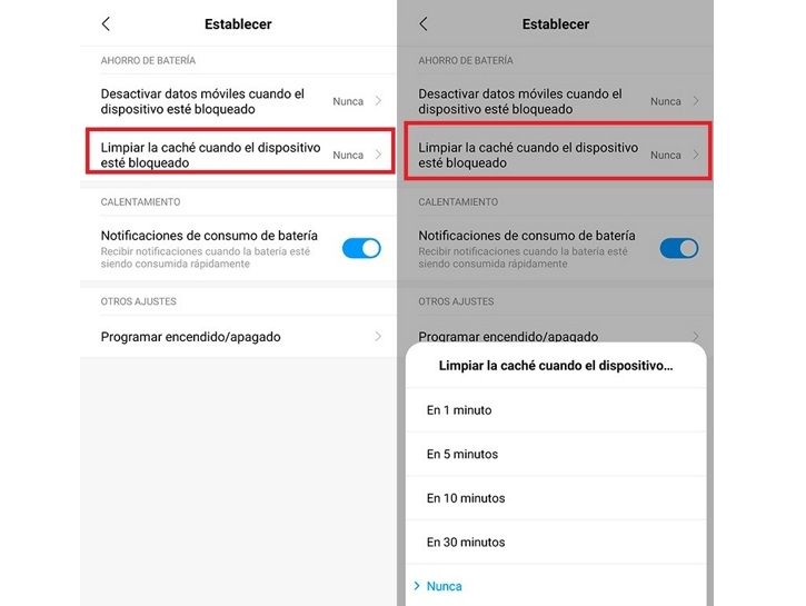 limpiar cache automatica miui