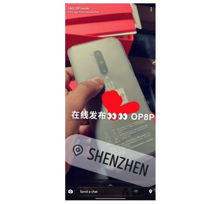 oneplus 8 foto real
