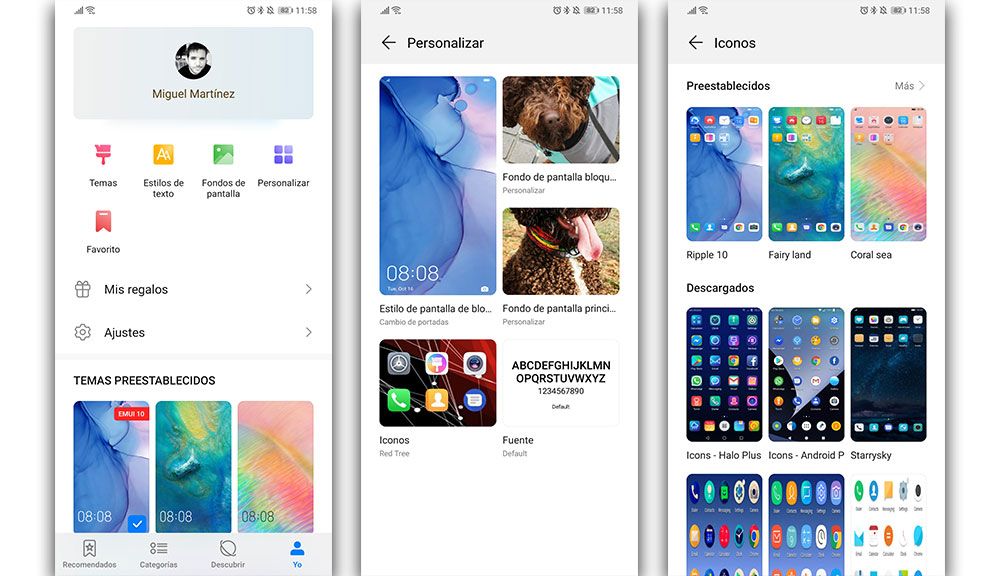 personalizar iconos huawei