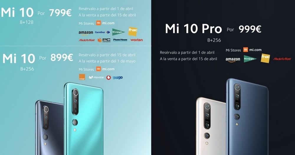 precios mi 10 España