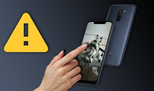 problemas pocophone F1 pantalla