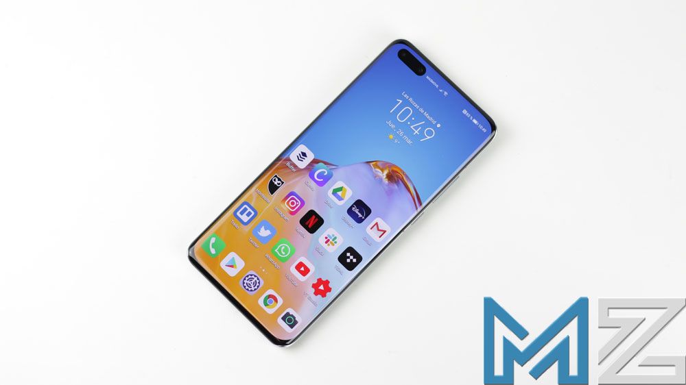 Imagen frontal del Huawei P40 Pro