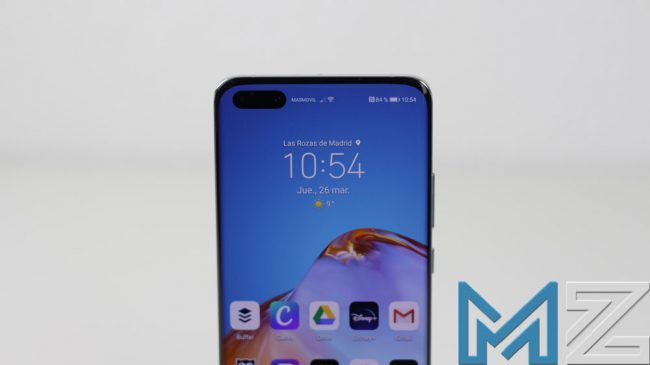 Pantalla superior del Huawei P40 Pro