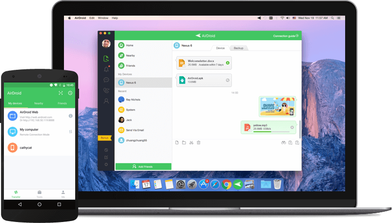 airdroid pc movil