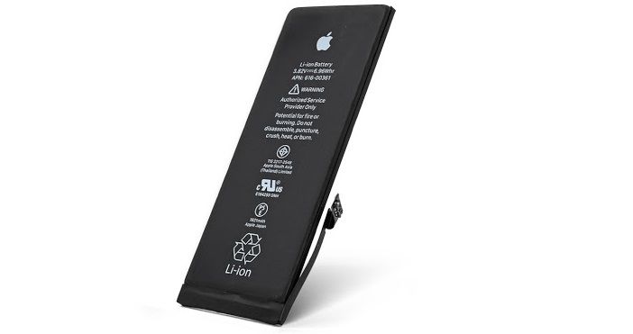 bateria de un iphone