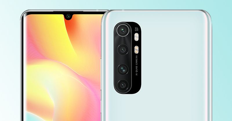 cámaras Xiaomi Mi Note 10 Lite