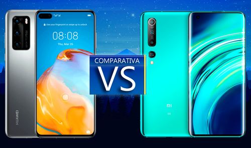 comparativa huawei p40 vs xiaomi mi 10