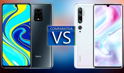 comparativa redmi note 9s vs mi note 10