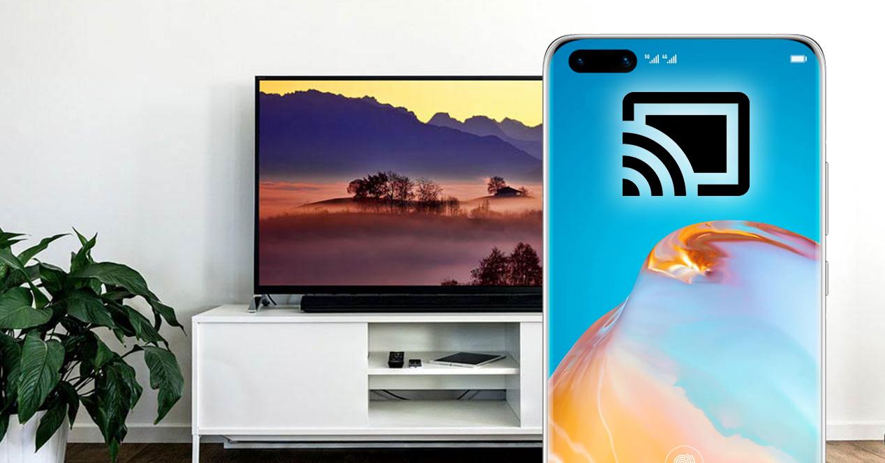 conectar movil huawei en TV-wifi o-kabel