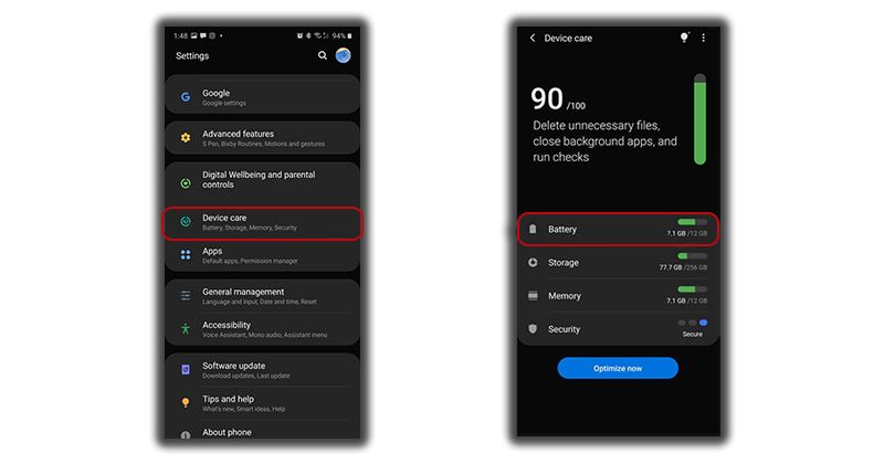 cuidado del dispositivo samsung carga inalambrica