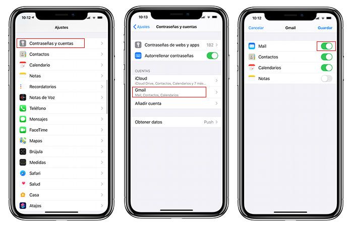 mail iOS