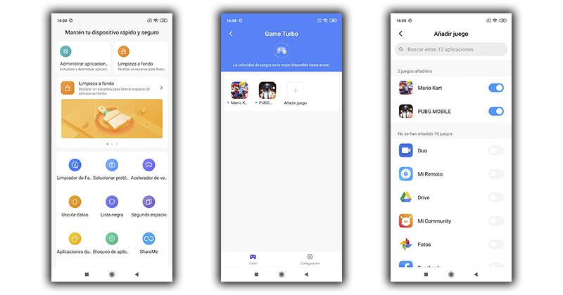 mejorar rendimiento juegos xiaomi
