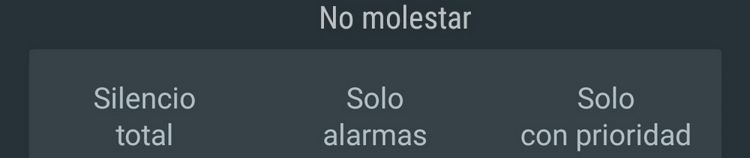 no molestar android