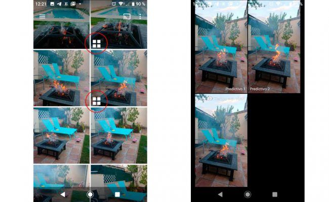 captura predictiva sony xperia