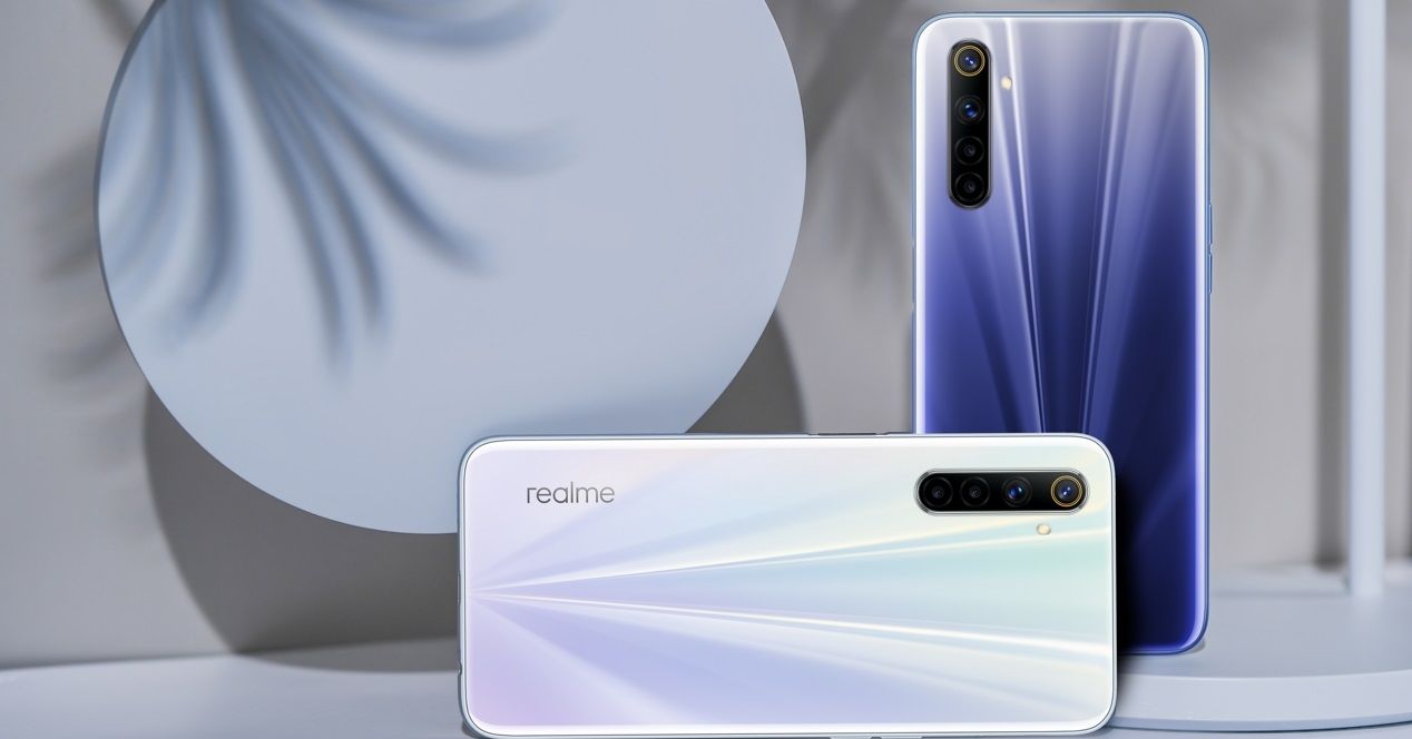 realme 6 tumbado y vertical
