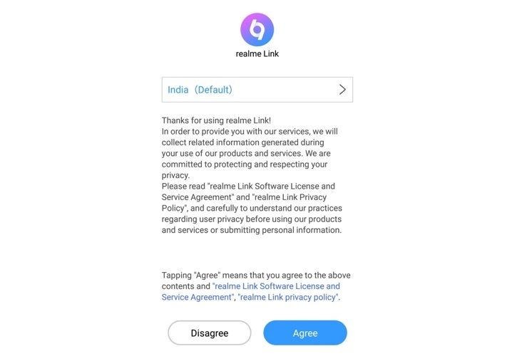 realme Link paises