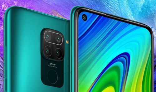 xiaomi redmi note 9 fondo morado