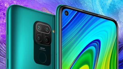 xiaomi redmi note 9 fondo morado