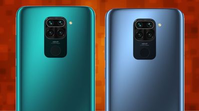 xiaomi redmi note 9 verde y azul