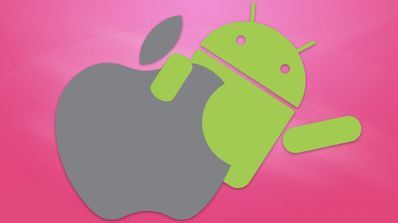 Android logo Apple