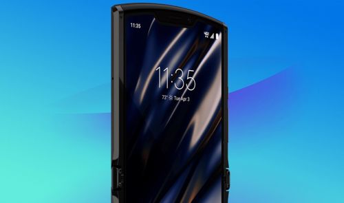 Motorola Razr 2 fondo azull
