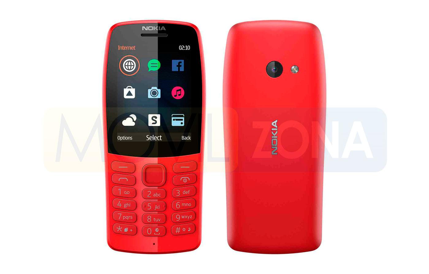 Nokia 210 rojo