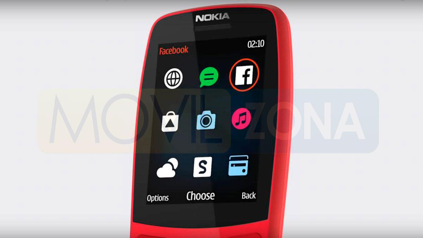 Nokia 210 pantalla