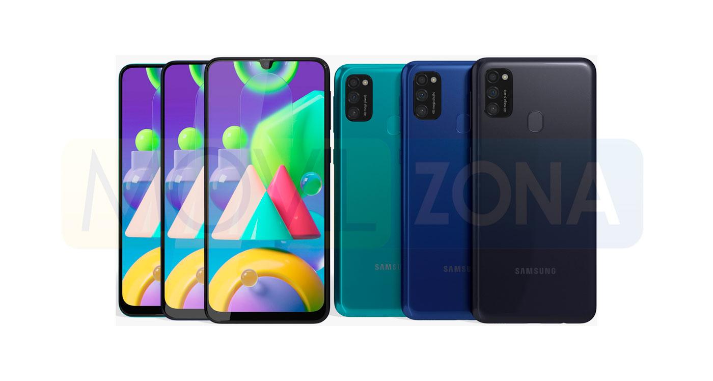 Samsung Galaxy M21 colores