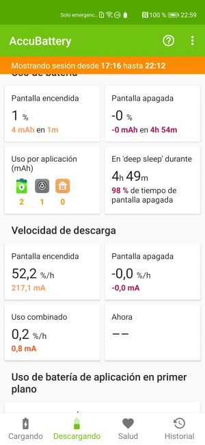 Consumo del Huawei P40