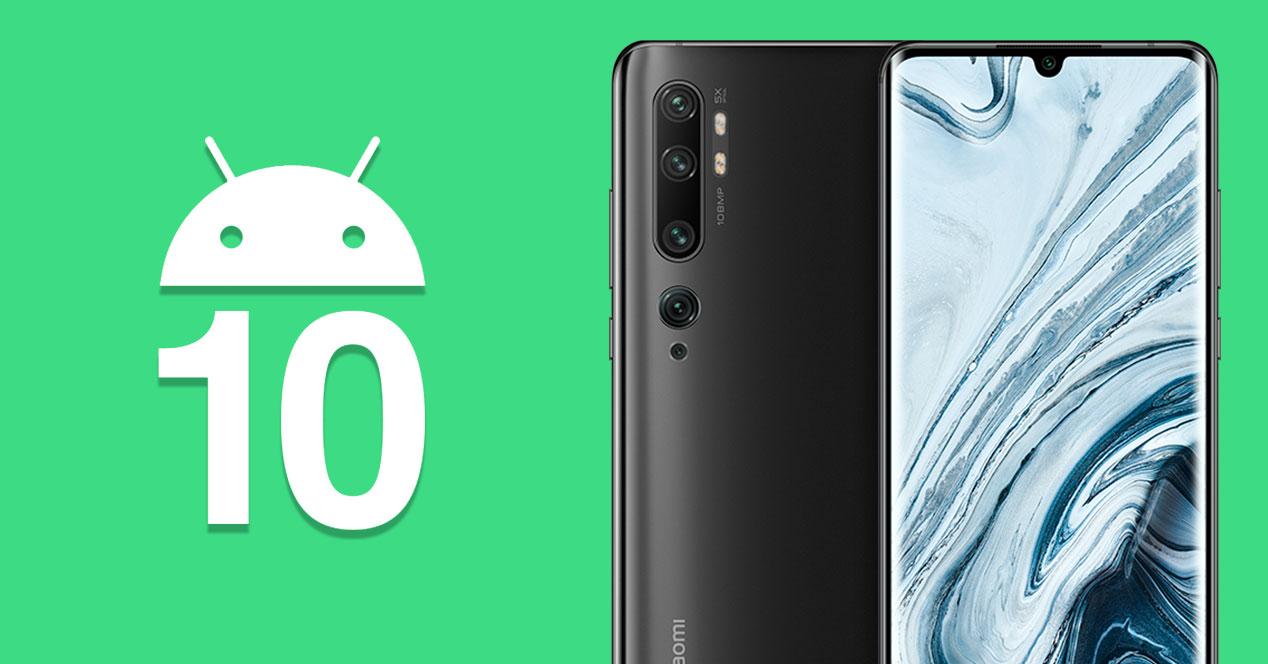 Android 10 Mi Note 10