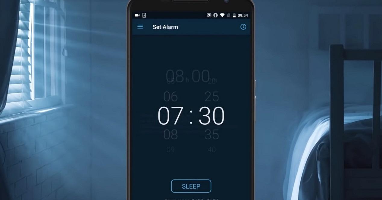 Alarma móvil Android