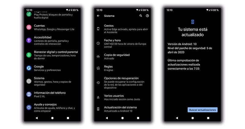 buscar instalar parche de seguridad Android