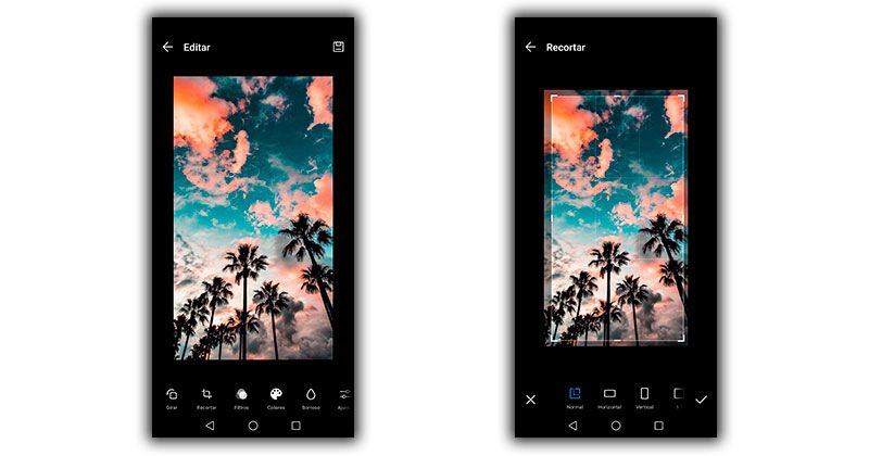 editar fotos huawei