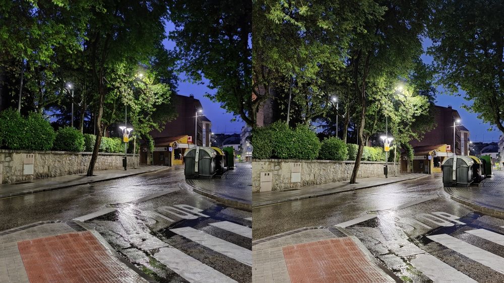 foto por la noche y lluvia